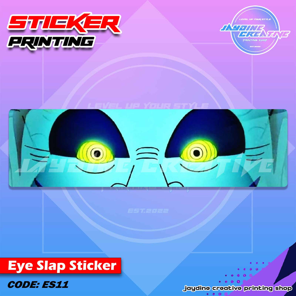 Dandadan Inspired Eye Slap Sticker