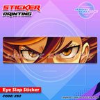 Dandadan Inspired Eye Slap Sticker
