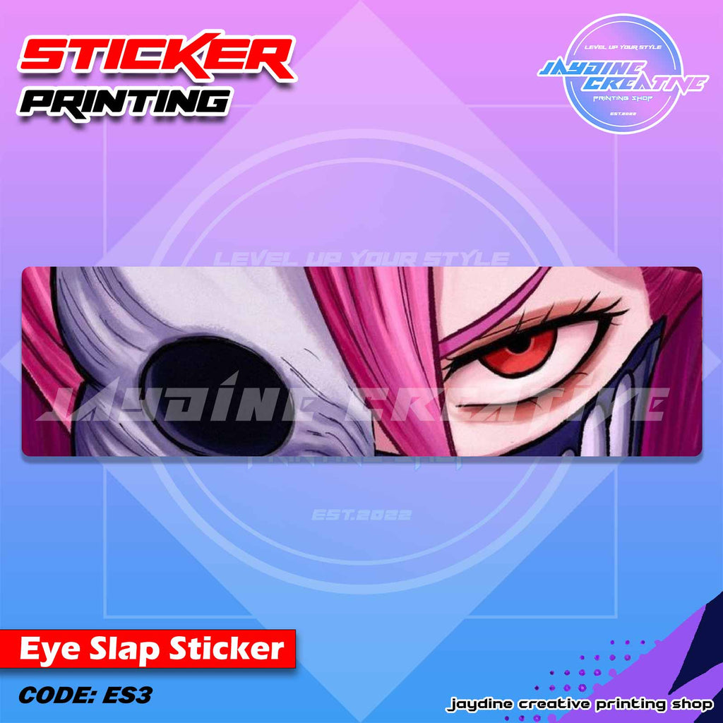 Dandadan Inspired Eye Slap Sticker