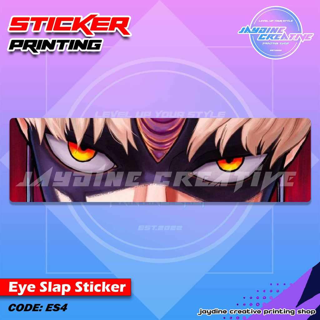 Dandadan Inspired Eye Slap Sticker
