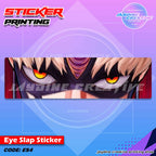 Dandadan Inspired Eye Slap Sticker