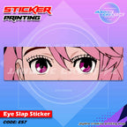 Dandadan Inspired Eye Slap Sticker