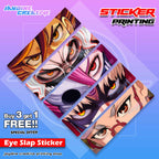 Dandadan Inspired Eye Slap Sticker
