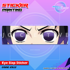 Demon Slayer Inspired Eye Slap Sticker