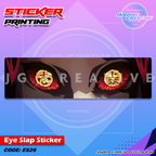 Demon Slayer Inspired Eye Slap Sticker