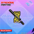 Demon Slayer Inspired Peeker Sticker