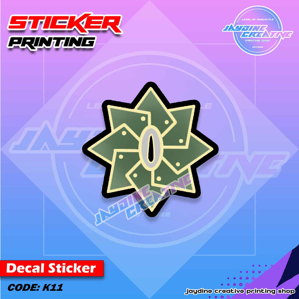 Demon Slayer Inspired Peeker Sticker