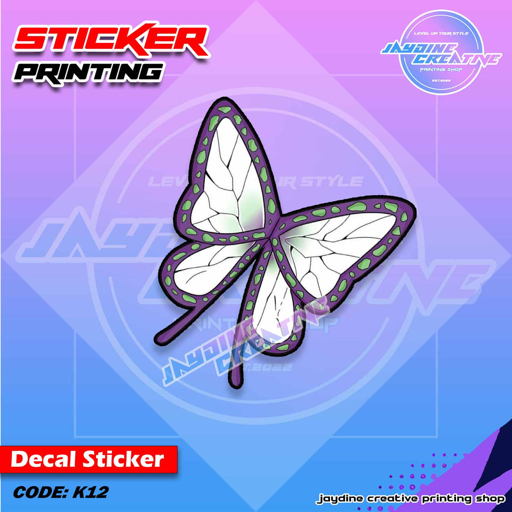 Demon Slayer Inspired Peeker Sticker