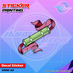 Demon Slayer Inspired Peeker Sticker