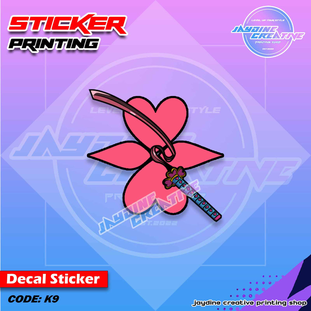 Demon Slayer Inspired Peeker Sticker