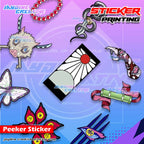 Demon Slayer Inspired Peeker Sticker