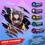 Arcane League of Legends Scratch Design Sticker | Waterproof Vinyl for Helmet, Motorcycle & Tumbler