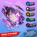 Genshin Inazuma Inspired Scratch Sticker Waterproof Vinyl for Helmet, Motorcycle, Car & Tumbler