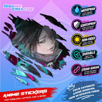 Hunter x Hunter Inspired Scratch Sticker | Waterproof Vinyl for Helmet, Motorcycle, Car & Tumbler