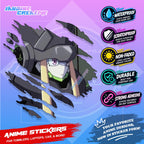 Darling in the Franxx Scratch Sticker Waterproof Vinyl for Helmet, Motorcycle, Car, Laptop & Tumbler