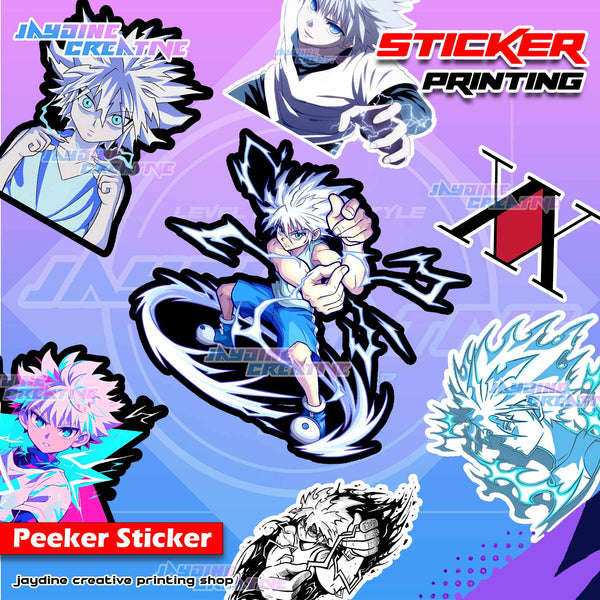 Hunter x Hunter Killua Inspired Peeker Sticker