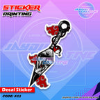 Akatsuki Itachi Inspired Peeker Sticker
