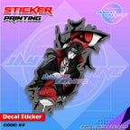Akatsuki Itachi Inspired Peeker Sticker