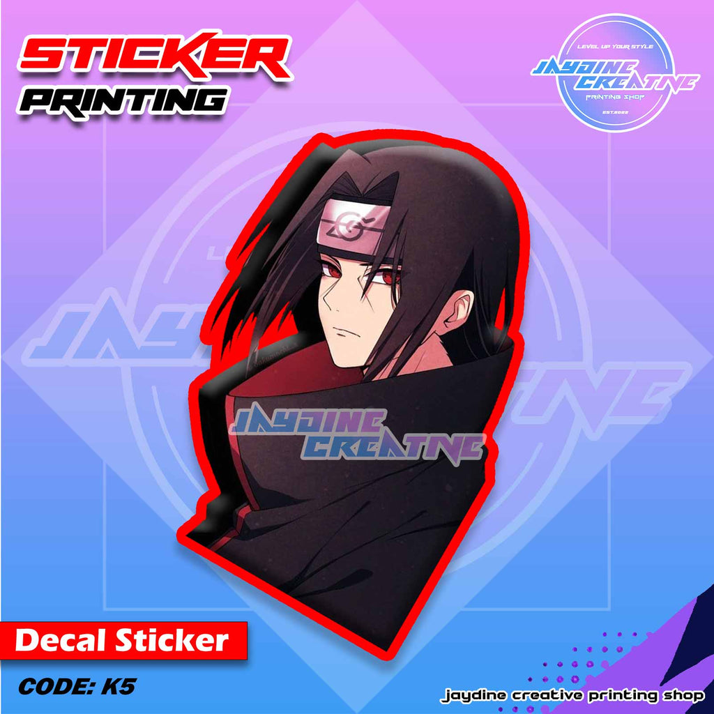 Akatsuki Itachi Inspired Peeker Sticker