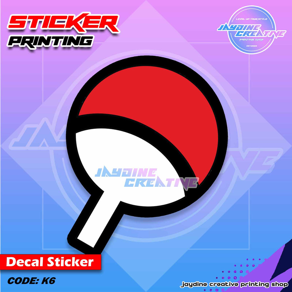 Akatsuki Itachi Inspired Peeker Sticker