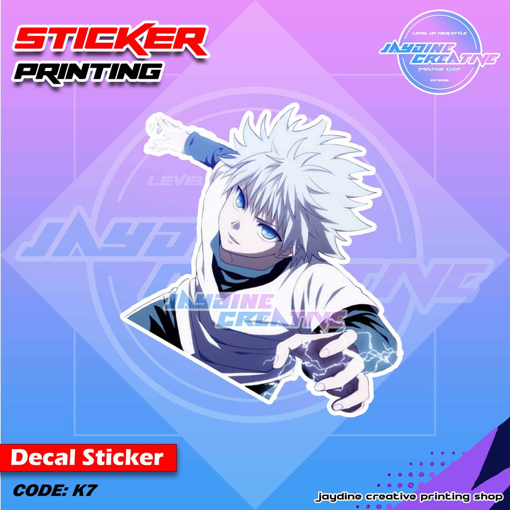 Hunter x Hunter Killua Inspired Peeker Sticker