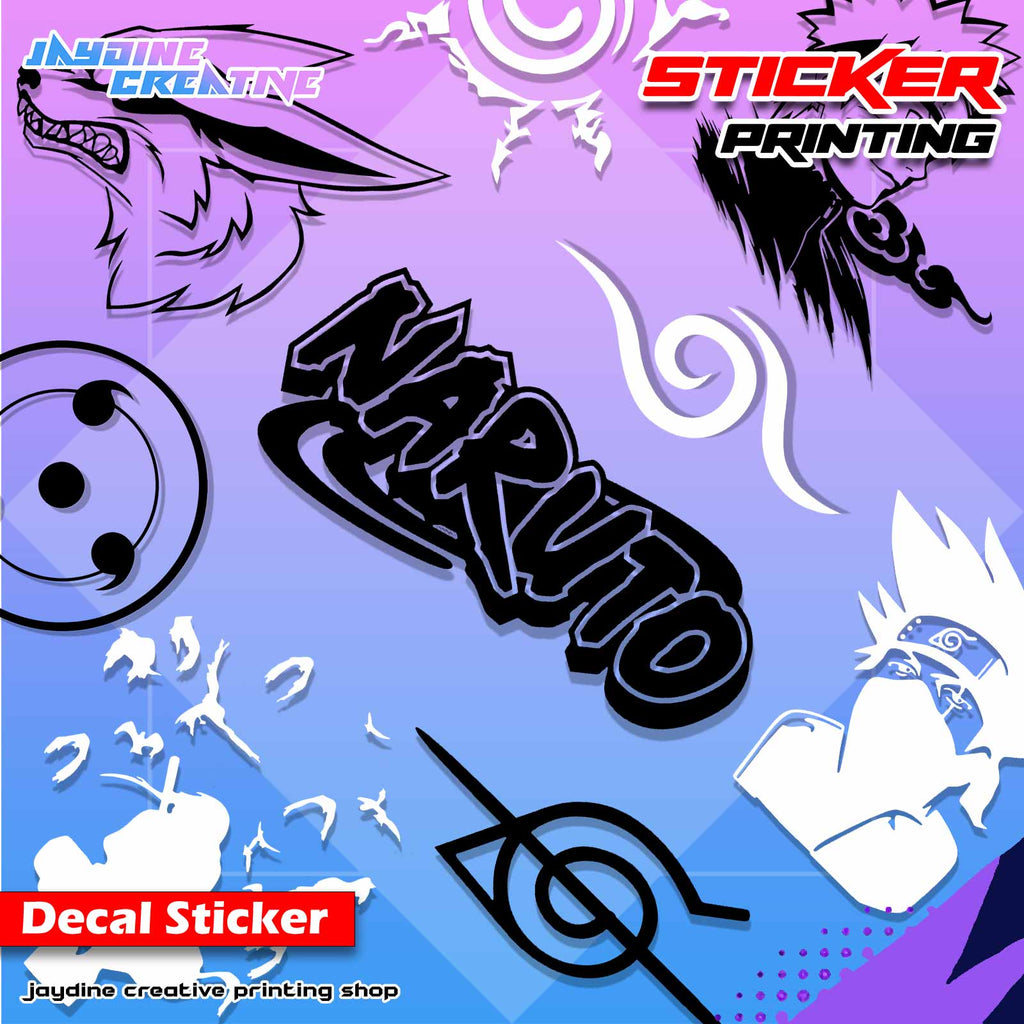 Naruto Inspired Decal Cut-Out Sticker