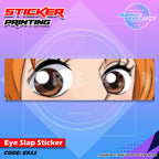 One Piece Inspired Eye Slap Sticker