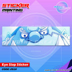 One Piece Inspired Eye Slap Sticker
