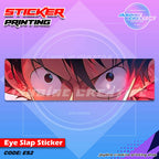 One Piece Inspired Eye Slap Sticker