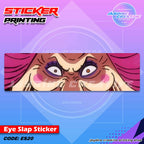 One Piece Inspired Eye Slap Sticker