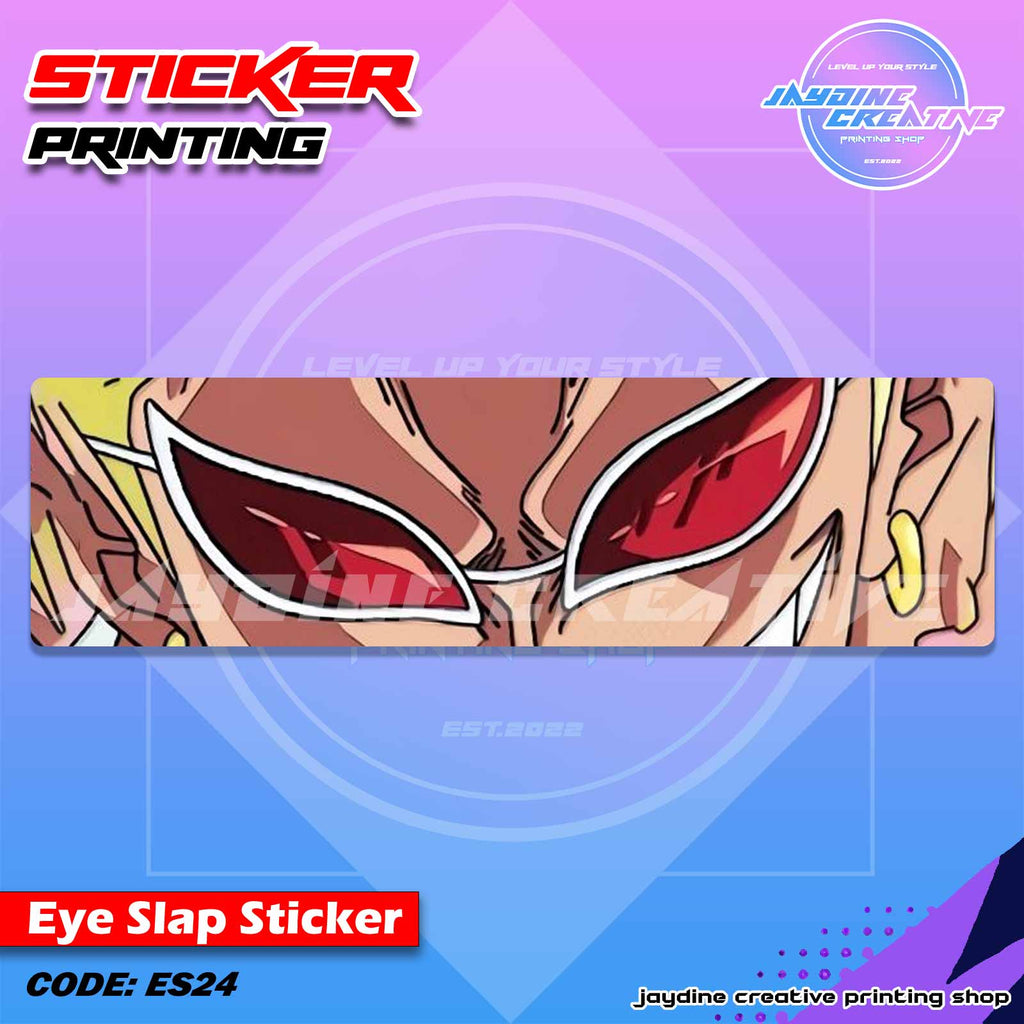 One Piece Inspired Eye Slap Sticker