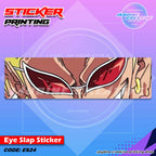 One Piece Inspired Eye Slap Sticker