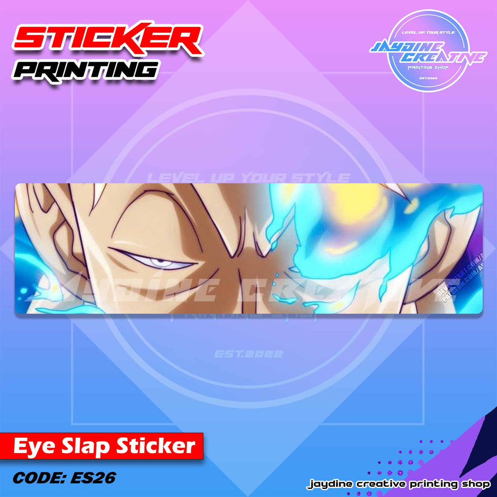 One Piece Inspired Eye Slap Sticker