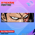 One Piece Inspired Eye Slap Sticker