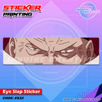 One Piece Inspired Eye Slap Sticker