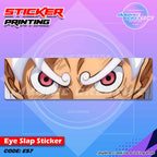 One Piece Inspired Eye Slap Sticker
