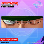 One Piece Inspired Eye Slap Sticker