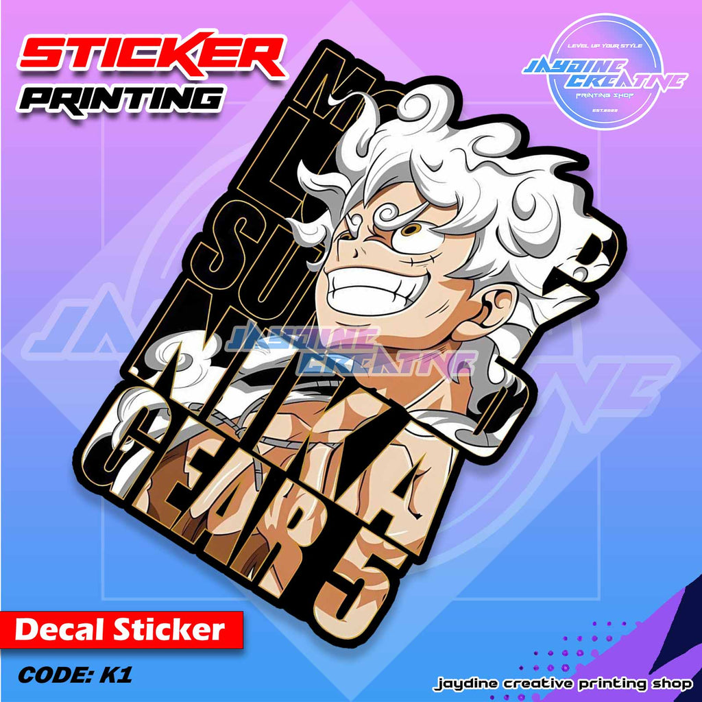 One Piece Inspired Peeker Sticker