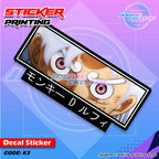 One Piece Inspired Peeker Sticker