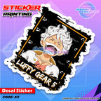One Piece Inspired Peeker Sticker