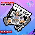 One Piece Inspired Peeker Sticker