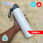 Tumbler with scratch sticker, hot & cold sports bottle stainless 750ml/25oz