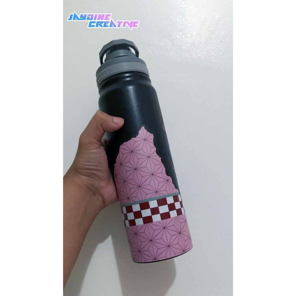 Demon Slayer Tumbler Skin Sticker, Indoor Outdoor Vinyl Sticker, Waterproof & Non-Faded