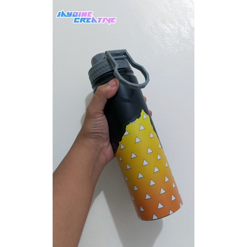 Demon Slayer Tumbler Skin Sticker, Indoor Outdoor Vinyl Sticker, Waterproof & Non-Faded