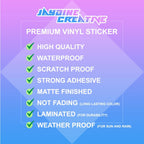 All Anime Character Big Scratch Design Sticker, Indoor Outdoor Vinyl Sticker, Waterproof & Non-Faded