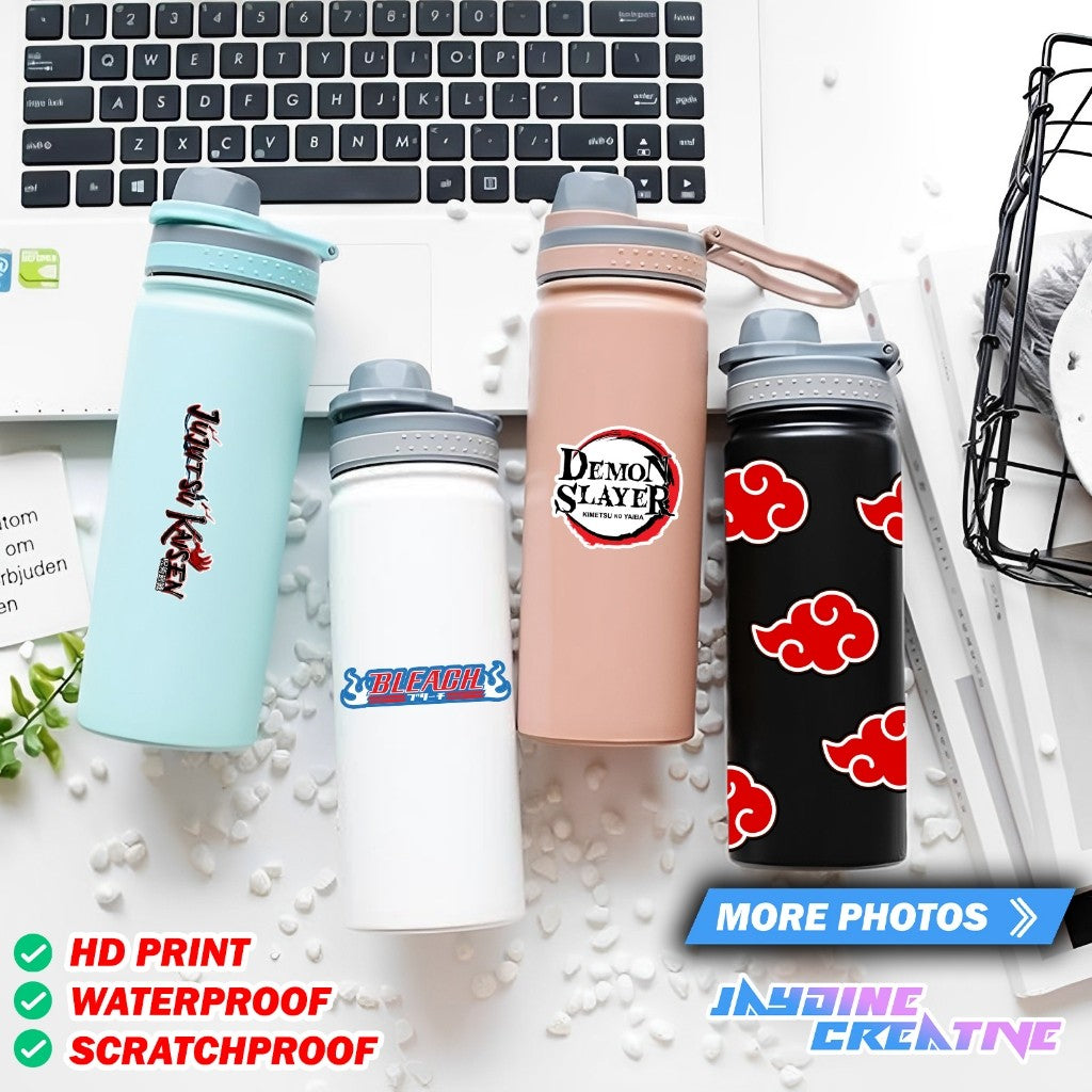 All Anime Logo Sticker, Indoor Outdoor Vinyl Sticker, Waterproof & Non-Faded