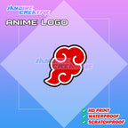 All Anime Logo Sticker, Indoor Outdoor Vinyl Sticker, Waterproof & Non-Faded