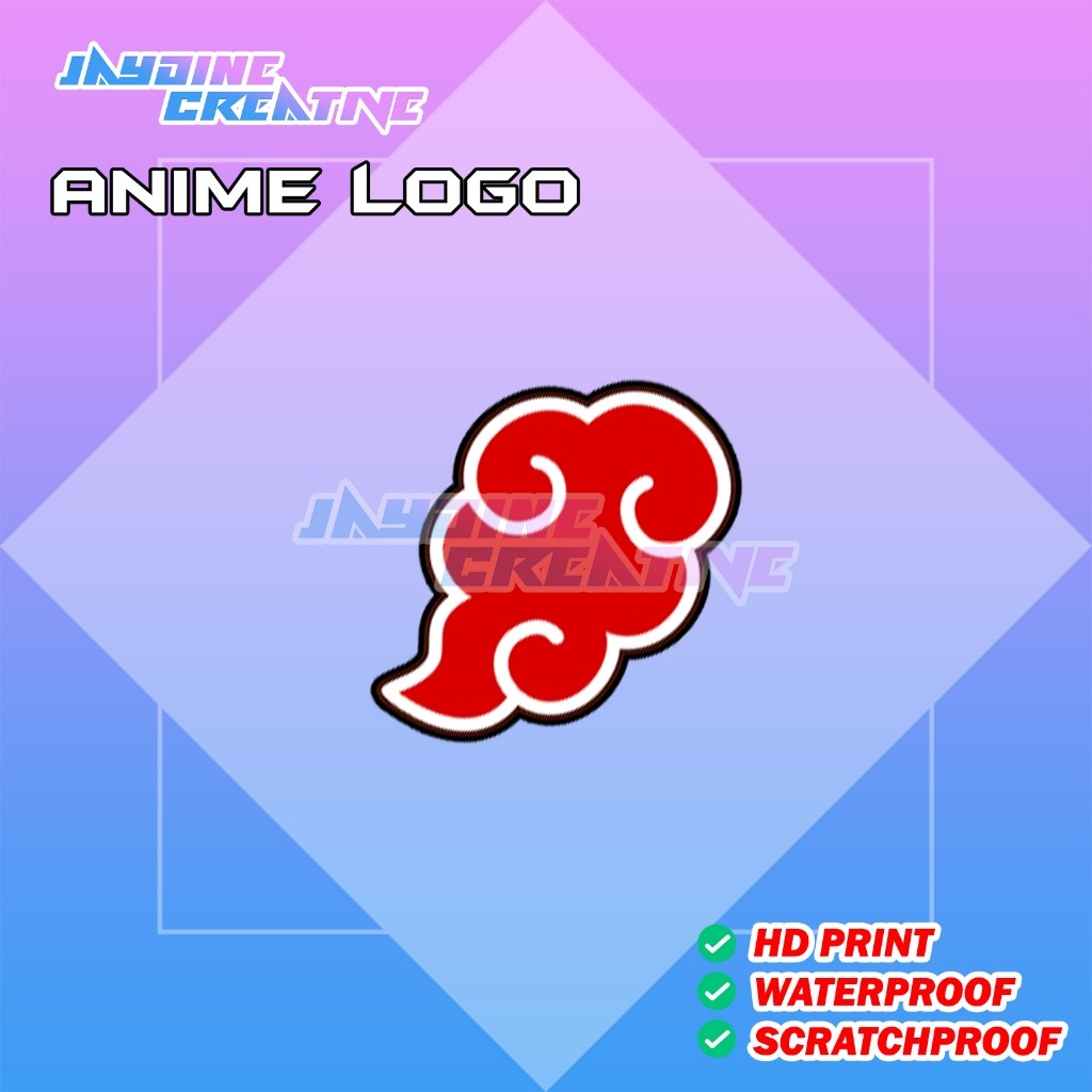 All Anime Logo Sticker, Indoor Outdoor Vinyl Sticker, Waterproof & Non-Faded