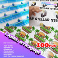 50pcs & 100pcs Product Label Kiss Cut Sticker 2"x2" Custom Sticker 100% Waterproof