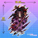 Popular Anime Scratch Design Sticker version 2, Indoor Outdoor Vinyl Sticker, Waterproof & Non-Faded
